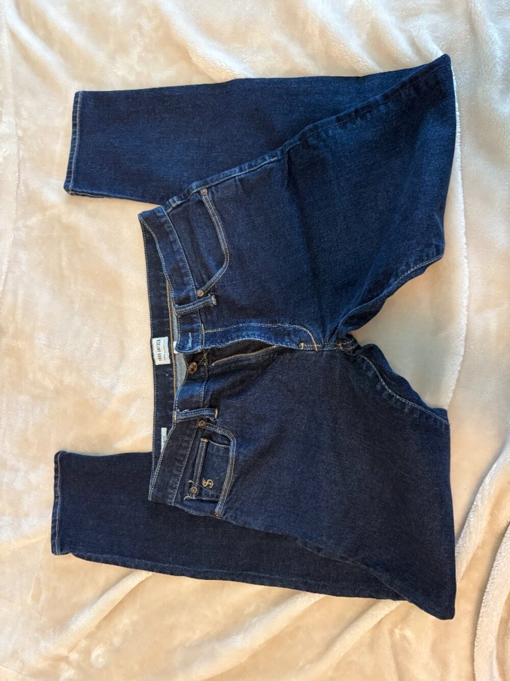 Todd Snyder Stretch Denim Jeans in a Dark Blue Wash 32 x 32 Slim Fit